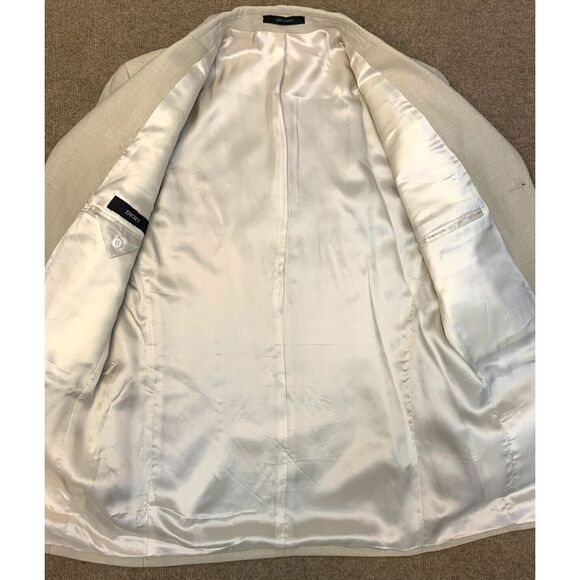 Donna Karen DKNY Linen Twill Blazer Mens 42L Jacket Sportcoat - Picture 4 of 9